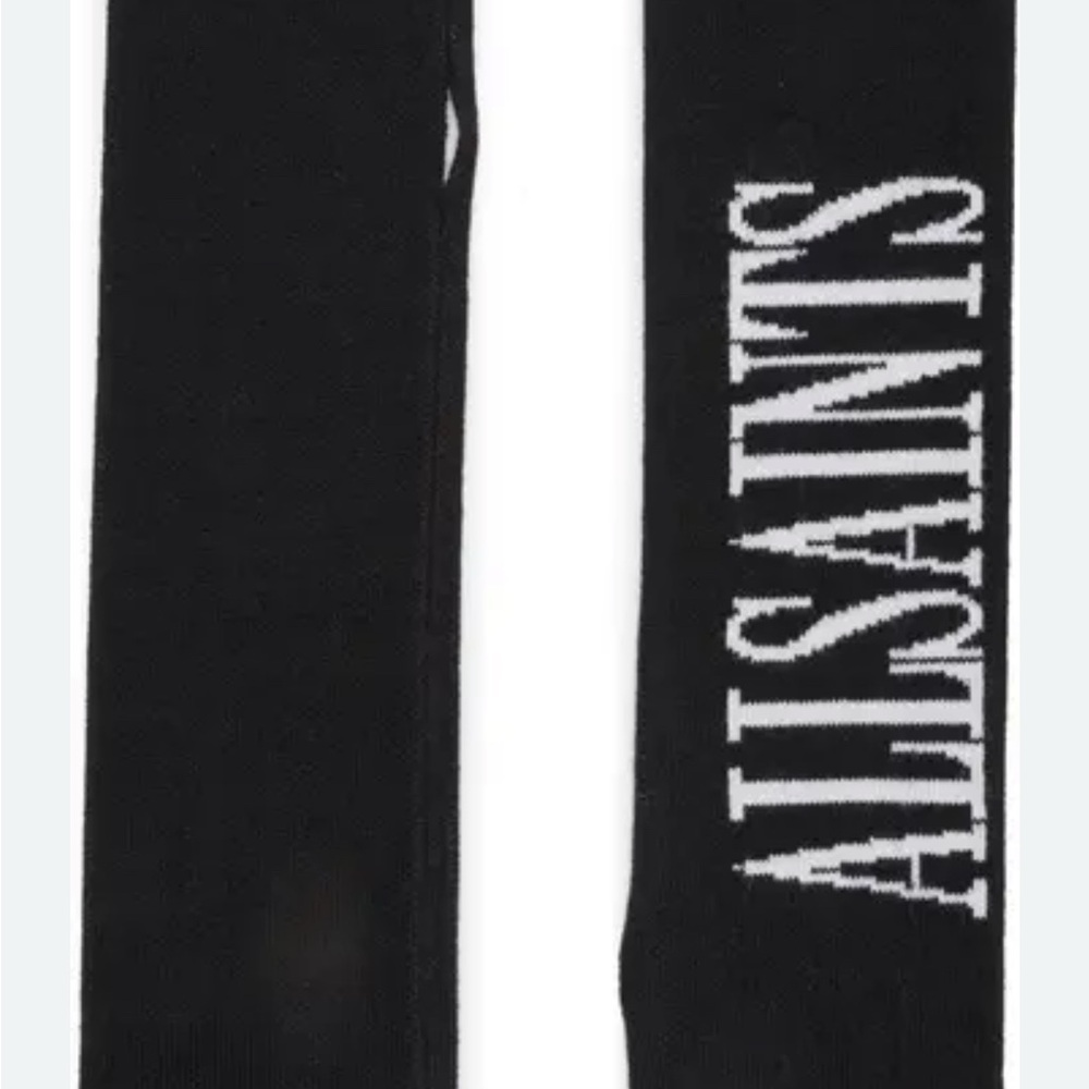 AllSaints Black Arm Warmers